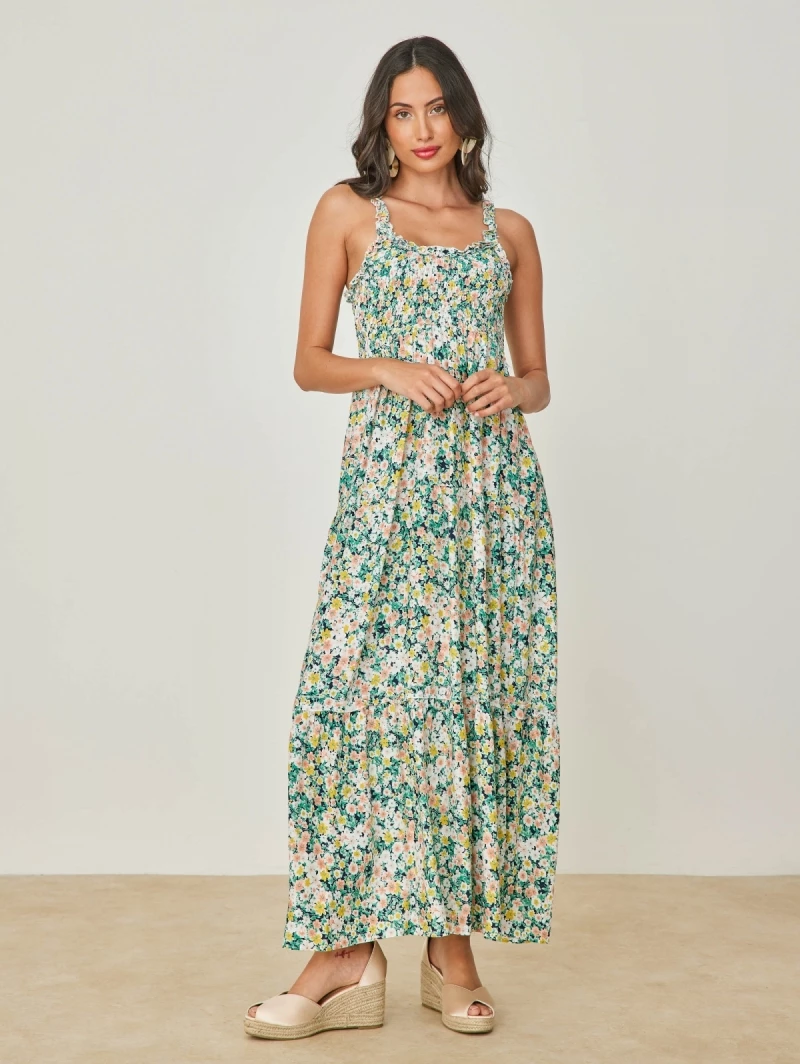 Πολύ καλή προσφορά 🥰 The Fashion Project Φλοράλ φόρεμα με Frilled σχέδιο - Πράσινο 💯 1 Πολύ καλή προσφορά 🥰 The Fashion Project Φλοράλ φόρεμα με Frilled σχέδιο - Πράσινο 💯