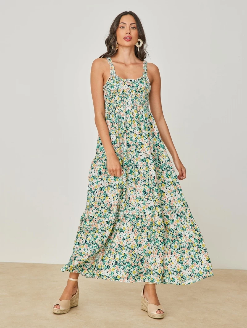 Πολύ καλή προσφορά 🥰 The Fashion Project Φλοράλ φόρεμα με Frilled σχέδιο - Πράσινο 💯 3 Πολύ καλή προσφορά 🥰 The Fashion Project Φλοράλ φόρεμα με Frilled σχέδιο - Πράσινο 💯 - Image 3