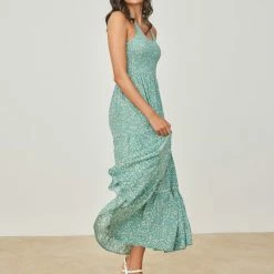 Συμφωνίες ✔️ The Fashion Project Φλοράλ φόρεμα με Halter λαιμόκοψη - Μέντα 🎉 -Φορέματα Εκπτώσεις forema me halter laimokopsi 102358 kktx