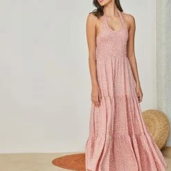 Καλύτερες κριτικές για 🧨 The Fashion Project Φλοράλ φόρεμα με Halter λαιμόκοψη - Ροδακινί 🧨 -Φορέματα Εκπτώσεις forema me halter laimokopsi 102359 wluw