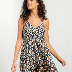 Αγορά ⭐ The Fashion Project Εμπριμέ φόρεμα με κρουαζέ μπούστο - Μπλε σκούρο 😍 10 Αγορά ⭐ The Fashion Project Εμπριμέ φόρεμα με κρουαζέ μπούστο - Μπλε σκούρο 😍 -Φορέματα Εκπτώσεις forema me idiaitero pattern 105149 gl9c