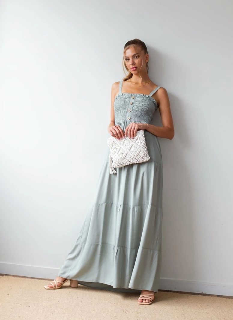 Εξοδος 💯 The Fashion Project Φόρεμα με ξύλινα κουμπιά - Χακί 🤩 5 Εξοδος 💯 The Fashion Project Φόρεμα με ξύλινα κουμπιά - Χακί 🤩 - Image 5