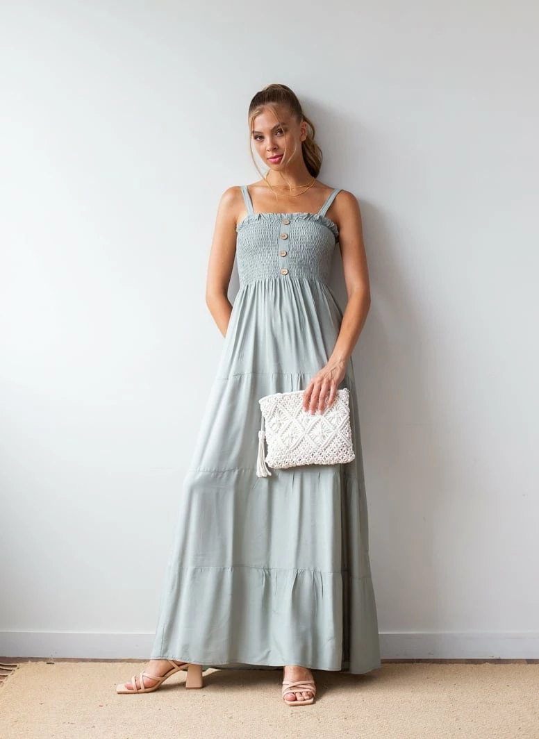 Εξοδος 💯 The Fashion Project Φόρεμα με ξύλινα κουμπιά - Χακί 🤩 1 Εξοδος 💯 The Fashion Project Φόρεμα με ξύλινα κουμπιά - Χακί 🤩