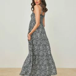 Flash Sale 😉 The Fashion Project Φλοράλ φόρεμα με βολάν - Μαύρο 🛒 -Φορέματα Εκπτώσεις forema me louloudia 102361 x4g8