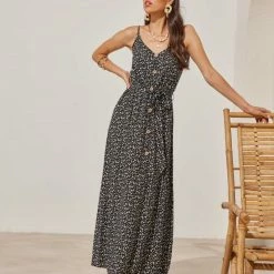 Προϋπολογισμός 🎉 The Fashion Project Φλοράλ φόρεμα με ξύλινα κουμπιά - Μαύρο 👏 5 Προϋπολογισμός 🎉 The Fashion Project Φλοράλ φόρεμα με ξύλινα κουμπιά - Μαύρο 👏 -Φορέματα Εκπτώσεις forema me louloudia kai ksulina koumpia 90497 l21z