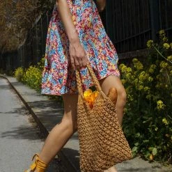 Πολύ καλή προσφορά 🎁 The Fashion Project Φλοράλ φόρεμα κρουαζέ - Κόκκινο 👍 -Φορέματα Εκπτώσεις forema me louloudia kai volan 102587 kkbe