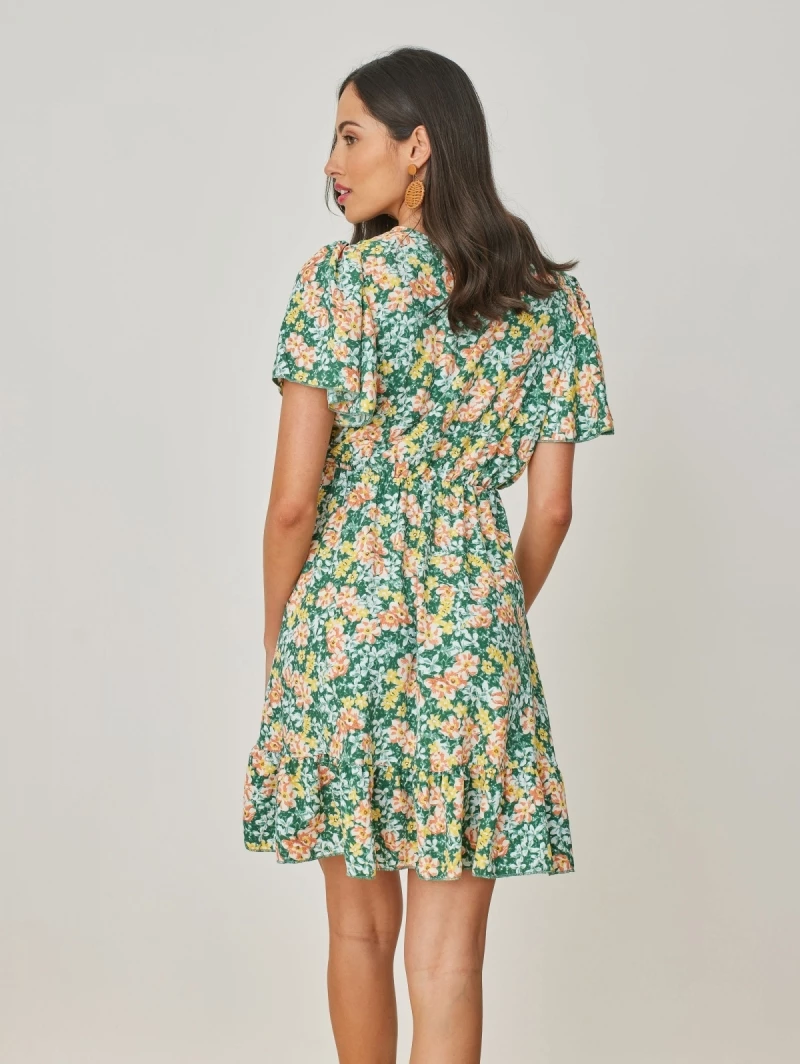 Best Pirce 👍 The Fashion Project Φλοράλ φόρεμα κρουαζέ - Πράσινο 😍 6 Best Pirce 👍 The Fashion Project Φλοράλ φόρεμα κρουαζέ - Πράσινο 😍 - Image 6