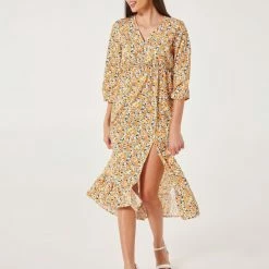 Νέος 🧨 The Fashion Project Φλοράλ φόρεμα με άνοιγμα στο πλάι - Πορτοκαλί 🔔 9 Νέος 🧨 The Fashion Project Φλοράλ φόρεμα με άνοιγμα στο πλάι - Πορτοκαλί 🔔 -Φορέματα Εκπτώσεις forema me mikra loulo΄dia 101845 jj3v