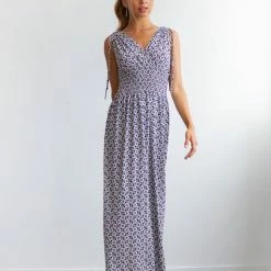 ΧΟΝΔΡΙΚΟ ΕΜΠΟΡΙΟ 🥰 The Fashion Project Εμπριμέ φόρεμα με σούρες στους ώμους - Μαύρο 🧨 -Φορέματα Εκπτώσεις forema me soures stous wmous 103029 lo0i