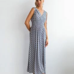 ΧΟΝΔΡΙΚΟ ΕΜΠΟΡΙΟ 🥰 The Fashion Project Εμπριμέ φόρεμα με σούρες στους ώμους - Μαύρο 🧨 -Φορέματα Εκπτώσεις forema me soures stous wmous 103029 ywxl