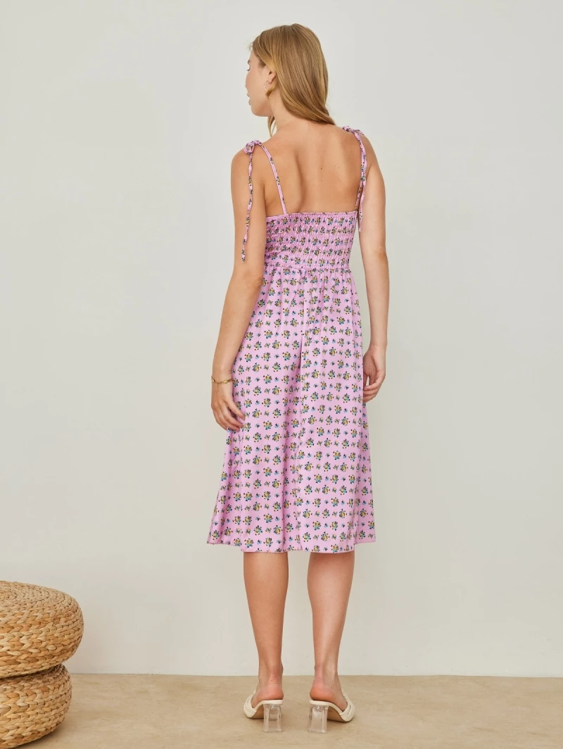 Προϋπολογισμός ✨ The Fashion Project Φλοράλ φόρεμα σατέν - Μωβ ανοιχτό ⭐ 2 Προϋπολογισμός ✨ The Fashion Project Φλοράλ φόρεμα σατέν - Μωβ ανοιχτό ⭐ - Image 2