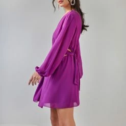 Αγορά 🛒 The Fashion Project Φόρεμα μίνι με Cut Outs στη μέση - Magenta ⭐ -Φορέματα Εκπτώσεις forema mini me cut outs sti mesi 108525 7shp