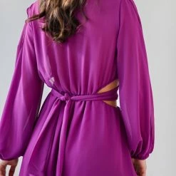 Αγορά 🛒 The Fashion Project Φόρεμα μίνι με Cut Outs στη μέση - Magenta ⭐ -Φορέματα Εκπτώσεις forema mini me cut outs sti mesi 108525 ewe0