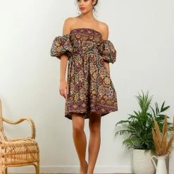 Προϋπολογισμός 😍 The Fashion Project Εμπριμέ φόρεμα Strapless - Multi 🧨 -Φορέματα Εκπτώσεις forema mini me gewmetrika sximata 105156 r9nw