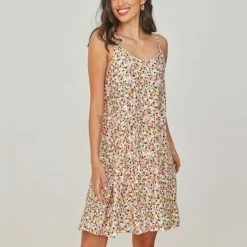 Εκπτωση 🥰 The Fashion Project Φλοράλ φόρεμα με σούρες - Μπεζ ✨ 9 Εκπτωση 🥰 The Fashion Project Φλοράλ φόρεμα με σούρες - Μπεζ ✨ -Φορέματα Εκπτώσεις forema mini me mikra louloudia 102308 5k91