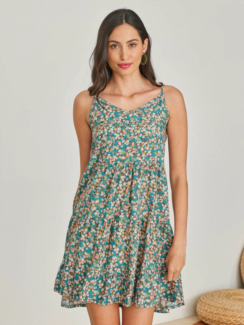 Flash Sale 😍 The Fashion Project Φλοράλ φόρεμα με σούρες - Μέντα 🎁 2 Flash Sale 😍 The Fashion Project Φλοράλ φόρεμα με σούρες - Μέντα 🎁 - Image 2