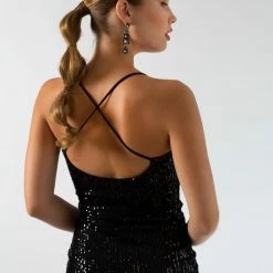 Φτηνός 😉 The Fashion Project Φόρεμα μίνι με παγιέτες - Μαύρο 💯 11 Φτηνός 😉 The Fashion Project Φόρεμα μίνι με παγιέτες - Μαύρο 💯 -Φορέματα Εκπτώσεις forema mini me pagietes 106308 huvm