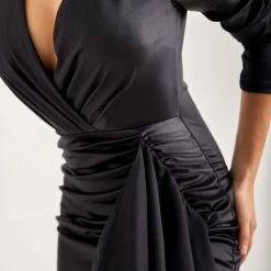 Best Pirce 😍 The Fashion Project Φόρεμα μίνι σατέν με βάτες - Μαύρο 🤩 7 Best Pirce 😍 The Fashion Project Φόρεμα μίνι σατέν με βάτες - Μαύρο 🤩 -Φορέματα Εκπτώσεις forema mini saten me vates 108380 38w3