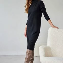 Best Pirce 🧨 The Fashion Project Πλεκτό φόρεμα με ζιβάγκο - Μαύρο 😀 7 Best Pirce 🧨 The Fashion Project Πλεκτό φόρεμα με ζιβάγκο - Μαύρο 😀 -Φορέματα Εκπτώσεις forema minti plekto zivagko 107551 p6cl