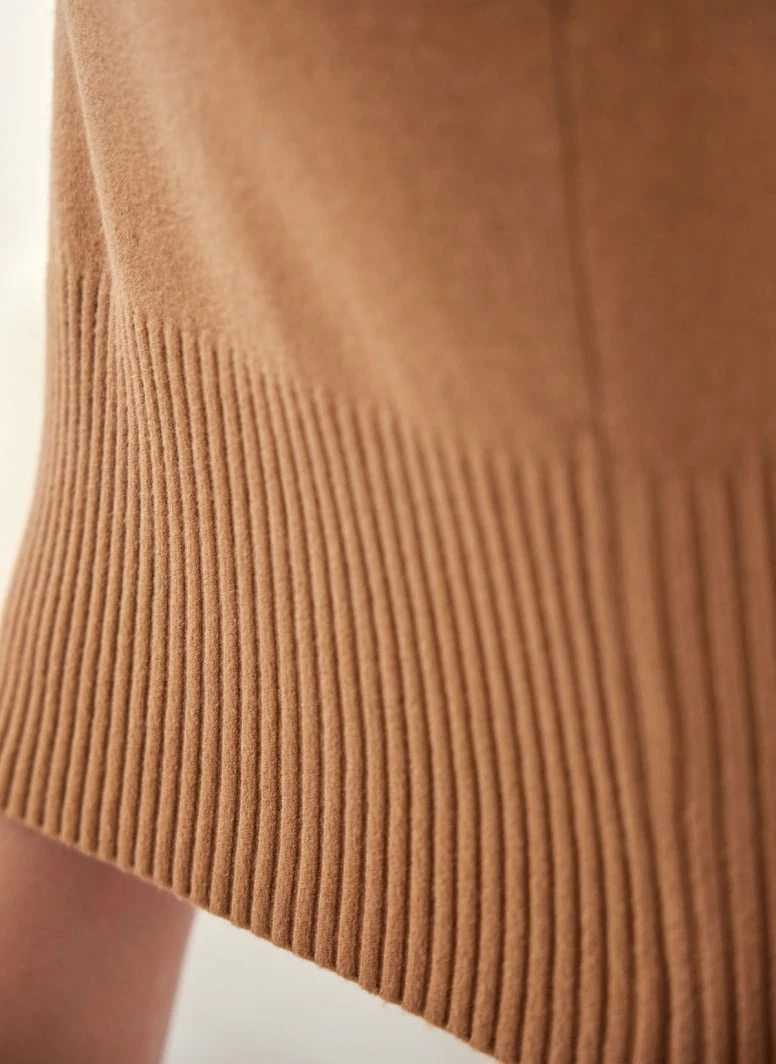 Flash Sale 🔥 The Fashion Project Πλεκτό φόρεμα με ζιβάγκο - Κάμελ 🔔 2 Flash Sale 🔥 The Fashion Project Πλεκτό φόρεμα με ζιβάγκο - Κάμελ 🔔 - Image 2