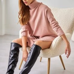 Πολύ καλή προσφορά 🌟 The Fashion Project Πλεκτό φόρεμα με κουμπιά στα μανίκια - Ροδακινί 🛒 8 Πολύ καλή προσφορά 🌟 The Fashion Project Πλεκτό φόρεμα με κουμπιά στα μανίκια - Ροδακινί 🛒 -Φορέματα Εκπτώσεις forema plekto me koumpia sta manikia 107651 4em4