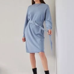 Προώθηση 🌟 The Fashion Project Πλεκτό φόρεμα με ζώνη - Ραφ 🌟 9 Προώθηση 🌟 The Fashion Project Πλεκτό φόρεμα με ζώνη - Ραφ 🌟 -Φορέματα Εκπτώσεις forema plekto minti me zwni 107363 leap