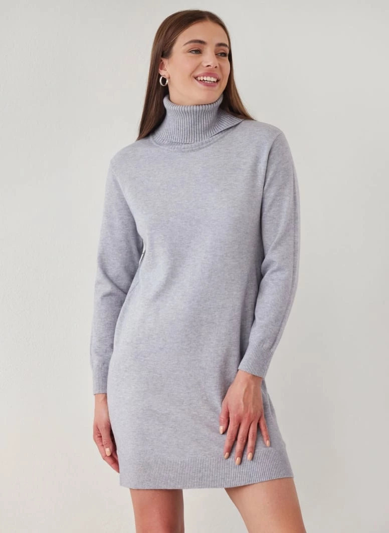 Best Pirce 💯 The Fashion Project Πλεκτό φόρεμα με ζιβάγκο - Γκρι 👏 3 Best Pirce 💯 The Fashion Project Πλεκτό φόρεμα με ζιβάγκο - Γκρι 👏 - Image 3