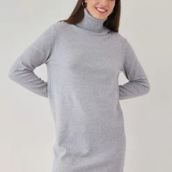 Best Pirce 💯 The Fashion Project Πλεκτό φόρεμα με ζιβάγκο - Γκρι 👏 11 Best Pirce 💯 The Fashion Project Πλεκτό φόρεμα με ζιβάγκο - Γκρι 👏 -Φορέματα Εκπτώσεις forema plekto zivagko 107395 kpcy