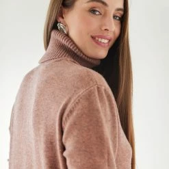 Νέος 😀 The Fashion Project Πλεκτό φόρεμα ζιβάγκο με τσέπες - Ροδακινί 👏 -Φορέματα Εκπτώσεις forema plekto zivagko me tsepes 107593 2rt2