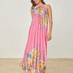 Προϋπολογισμός 🧨 TFP Φλοράλ φόρεμα πλισέ - Φούξια 🎁 9 Προϋπολογισμός 🧨 TFP Φλοράλ φόρεμα πλισέ - Φούξια 🎁 -Φορέματα Εκπτώσεις forema plise maxi me halter laimokopsi 104226 7c4h