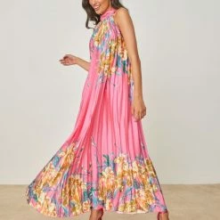 Προϋπολογισμός 🧨 TFP Φλοράλ φόρεμα πλισέ - Φούξια 🎁 10 Προϋπολογισμός 🧨 TFP Φλοράλ φόρεμα πλισέ - Φούξια 🎁 -Φορέματα Εκπτώσεις forema plise maxi me halter laimokopsi 104226 u4re