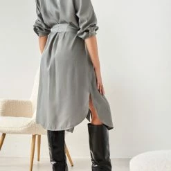 Flash Sale 😉 Φόρεμα πουκάμισο με ζώνη NAIBA 502.030 - Λαδί ⭐ 6 Flash Sale 😉 Φόρεμα πουκάμισο με ζώνη NAIBA 502.030 - Λαδί ⭐ -Φορέματα Εκπτώσεις forema poukamiso me zwni naiba 502030 108329 6pgr