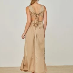 Κουπόνι 😍 The Fashion Project Φόρεμα σατέν με Cut Outs και κρίκο - Caramel 🥰 -Φορέματα Εκπτώσεις forema saten me cut outs kai kriko 104825 mcjz