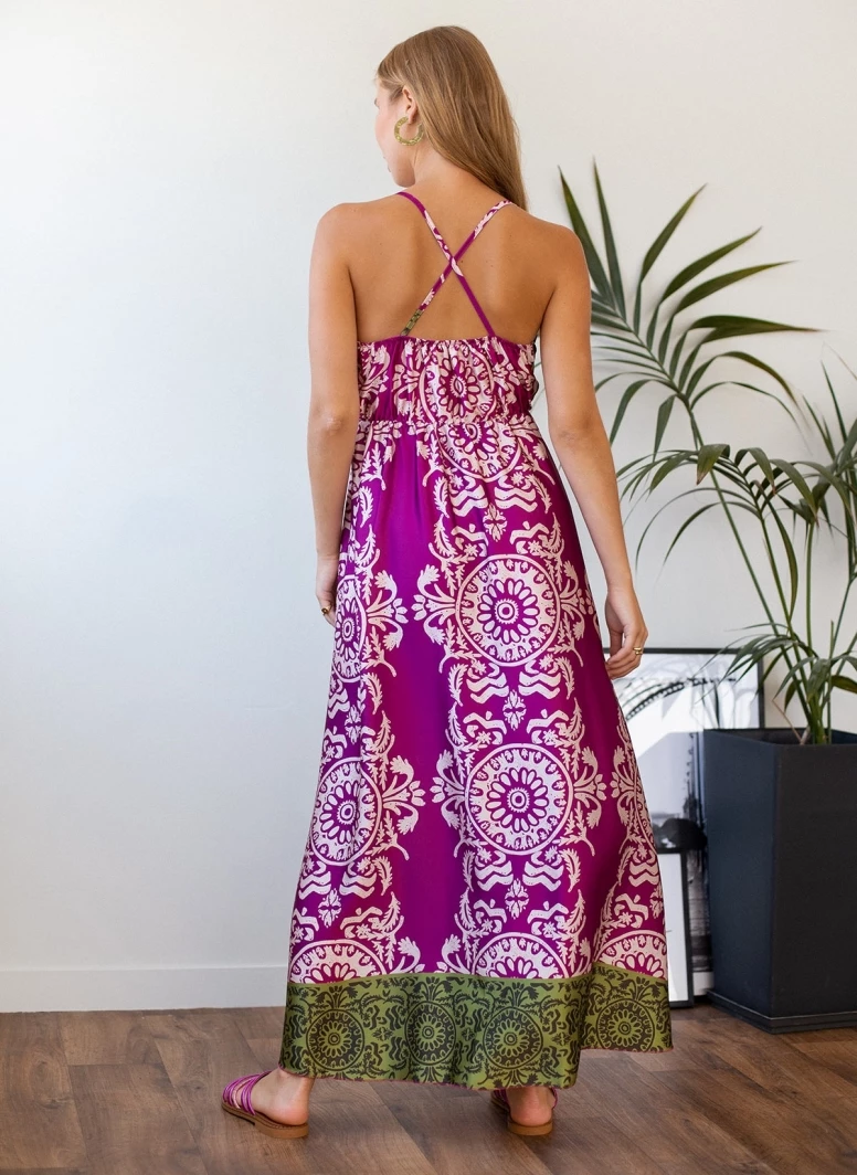 Best Pirce 🎁 The Fashion Project Εμπριμέ φόρεμα σατέν - Φούξια 👍 4 Best Pirce 🎁 The Fashion Project Εμπριμέ φόρεμα σατέν - Φούξια 👍 - Image 4