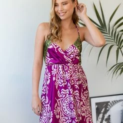 Best Pirce 🎁 The Fashion Project Εμπριμέ φόρεμα σατέν - Φούξια 👍 9 Best Pirce 🎁 The Fashion Project Εμπριμέ φόρεμα σατέν - Φούξια 👍 -Φορέματα Εκπτώσεις forema saten me entono sxedio kai anoigma 106028 iilk