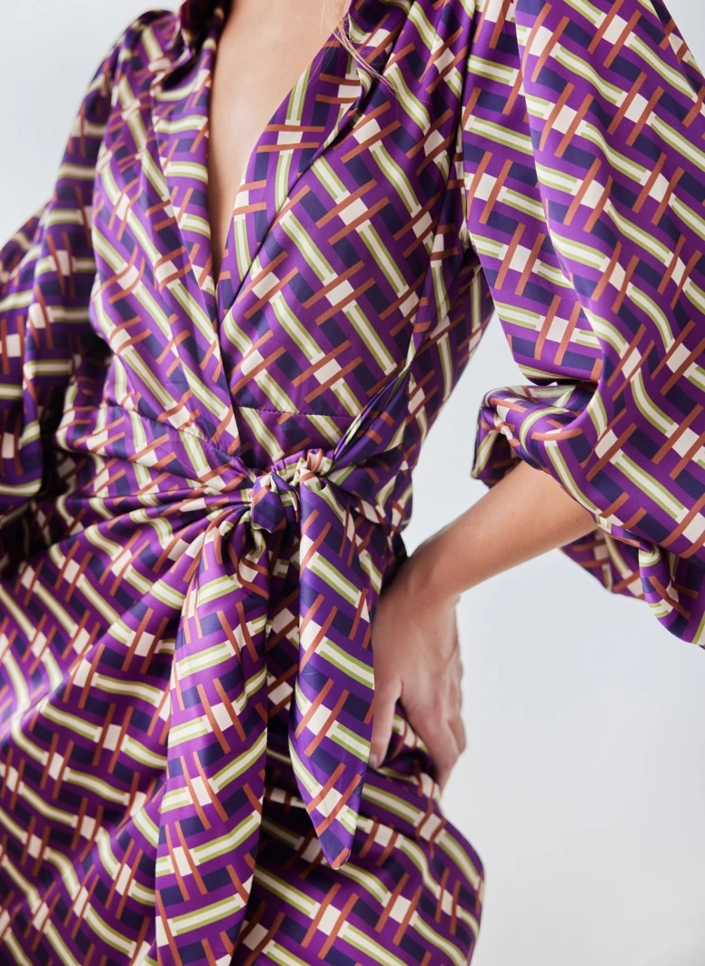 ΧΟΝΔΡΙΚΟ ΕΜΠΟΡΙΟ ❤️ The Fashion Project Εμπριμέ φόρεμα με δέσιμο - Μωβ 👏 2 ΧΟΝΔΡΙΚΟ ΕΜΠΟΡΙΟ ❤️ The Fashion Project Εμπριμέ φόρεμα με δέσιμο - Μωβ 👏 - Image 2