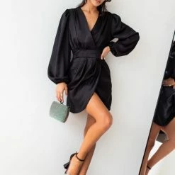 Καλύτερες κριτικές για 🧨 The Fashion Project Φόρεμα ασύμμετρο κρουαζέ - Μαύρο 🥰