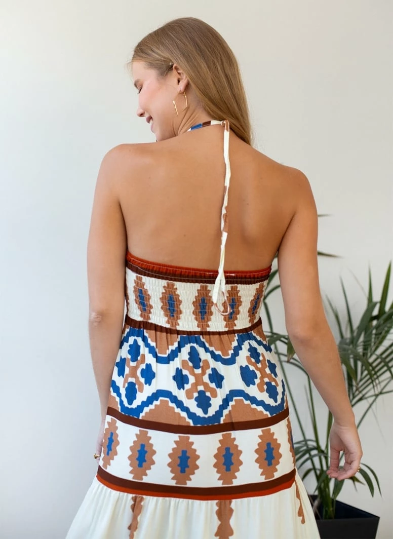 Φτηνός 😉 The Fashion Project Εμπριμέ φόρεμα με σούρα - Μπεζ 🤩 2 Φτηνός 😉 The Fashion Project Εμπριμέ φόρεμα με σούρα - Μπεζ 🤩 - Image 2