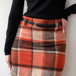 Αγορά 💯 The Fashion Project Φούστα μίνι καρώ με ζωνάκι - Κεραμιδί ✔️ 8 Αγορά 💯 The Fashion Project Φούστα μίνι καρώ με ζωνάκι - Κεραμιδί ✔️ -Φορέματα Εκπτώσεις fousta mini karw me zwnaki 100636 scsf