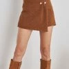 Κουπόνι 😉 The Fashion Project Φούστα σορτς μίνι με κουμπιά - Ταμπά 🛒