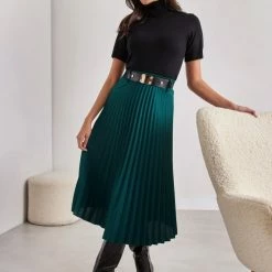 Η καλύτερη συμφωνία 🔥 The Fashion Project Φούστα μίντι πλισέ με ζώνη - Κυπαρισσί 🎉 7 Η καλύτερη συμφωνία 🔥 The Fashion Project Φούστα μίντι πλισέ με ζώνη - Κυπαρισσί 🎉 -Φορέματα Εκπτώσεις fousta minti plise me zwni 107910 lxa0