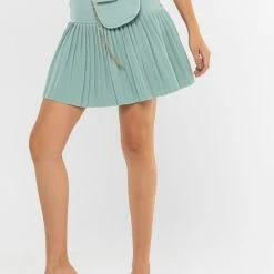 Τοπ 10 🧨 The Fashion Project Φούστα μίνι πλισέ με αλυσίδα - Βεραμάν ⌛ 7 Τοπ 10 🧨 The Fashion Project Φούστα μίνι πλισέ με αλυσίδα - Βεραμάν ⌛ -Φορέματα Εκπτώσεις fousta plise me zwni alusida 77470 tpjj