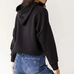 Το φθηνότερο 🎁 Noobass Φούτερ Cropped με κουκούλα - Μαύρο 👍 6 Το φθηνότερο 🎁 Noobass Φούτερ Cropped με κουκούλα - Μαύρο 👍 -Φορέματα Εκπτώσεις fouter cropped me koukoula 106926 42l6