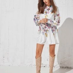 Flash Sale 🛒 The Fashion Project Φλοράλ φόρεμα σατέν - Λευκό 😀 8 Flash Sale 🛒 The Fashion Project Φλοράλ φόρεμα σατέν - Λευκό 😀 -Φορέματα Εκπτώσεις konto forema me megala louloudia 96384 mpge