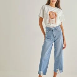 Αγορά 👍 The Fashion Project Κοντομάνικη μπλούζα με πέτρες - Λευκό 🥰 16 Αγορά 👍 The Fashion Project Κοντομάνικη μπλούζα με πέτρες - Λευκό 🥰 -Φορέματα Εκπτώσεις kontomaniki mplouza me petres 90004 b1nn