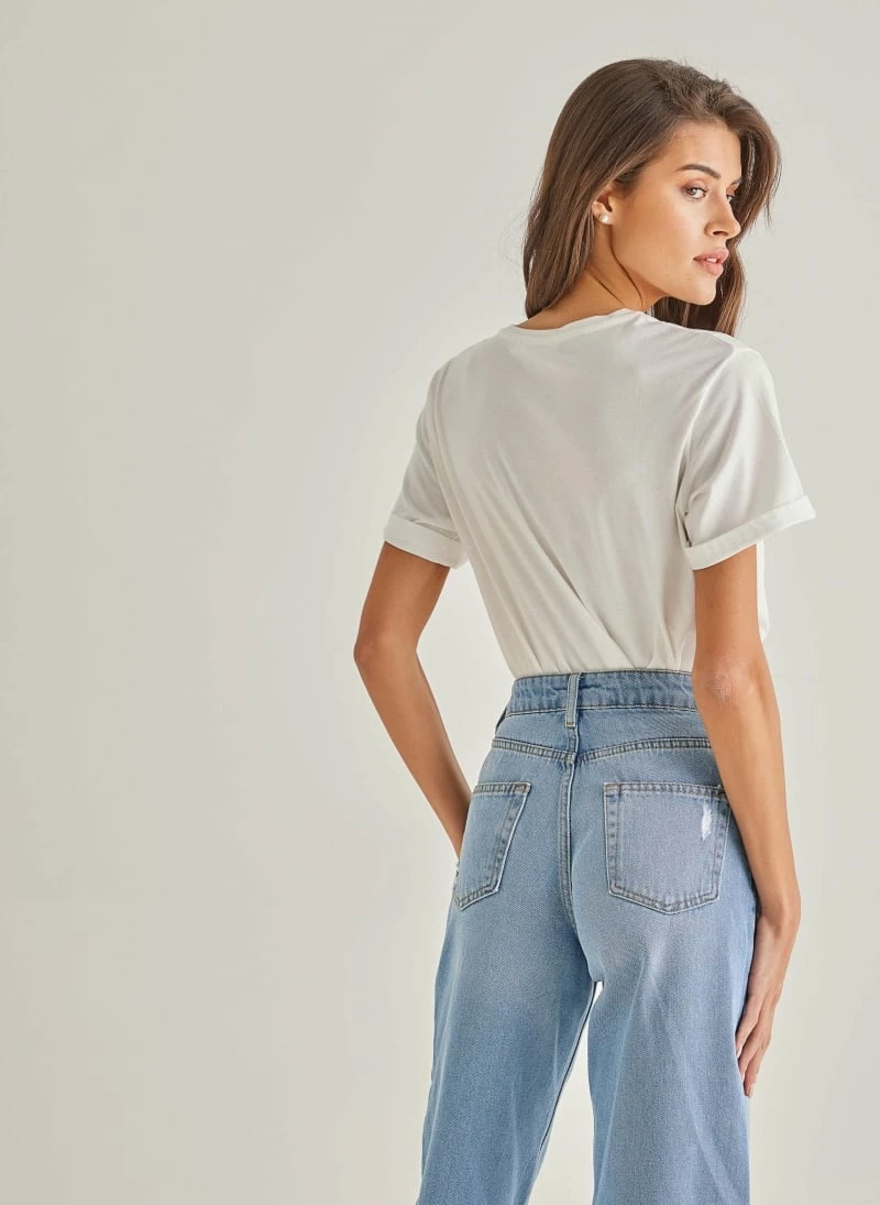 Αγορά 👍 The Fashion Project Κοντομάνικη μπλούζα με πέτρες - Λευκό 🥰 9 Αγορά 👍 The Fashion Project Κοντομάνικη μπλούζα με πέτρες - Λευκό 🥰 - Image 9