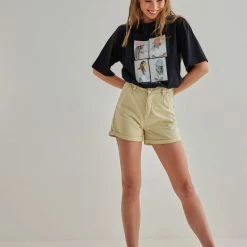 Ολοκαίνουργιο ✨ The Fashion Project Κοντομάνικη μπλούζα με στάμπα - Μαύρο ⭐