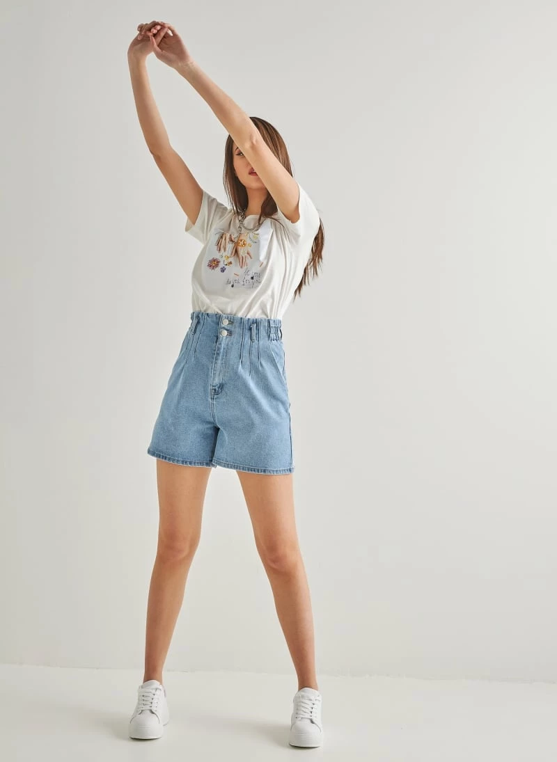 Πολύ καλή προσφορά 💯 The Fashion Project Κοντομάνικη μπλούζα με στάμπα και πέτρες - Λευκό 💯 4 Πολύ καλή προσφορά 💯 The Fashion Project Κοντομάνικη μπλούζα με στάμπα και πέτρες - Λευκό 💯 - Image 4