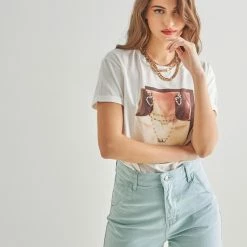 Flash Sale 🤩 The Fashion Project Κοντομάνικη μπλούζα με χάντρες - Λευκό ⌛ 6 Flash Sale 🤩 The Fashion Project Κοντομάνικη μπλούζα με χάντρες - Λευκό ⌛ -Φορέματα Εκπτώσεις kontomaniki mplouza me xantres 89994 e47r