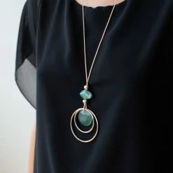 Εξοδος 🎉 The Fashion Project Μπλούζα διαφάνεια με κολιέ - Μαύρο 🛒